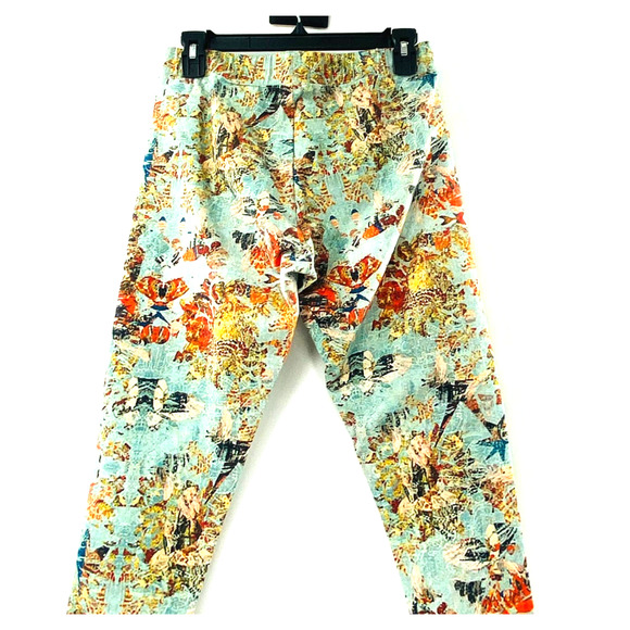 Soft Surroundings Have To Have Blue Corduba Printed Ankle Legging Size Small - Picture 10 of 10